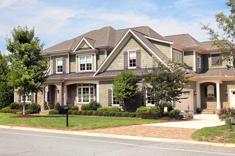 Real estate listing photo, front of house